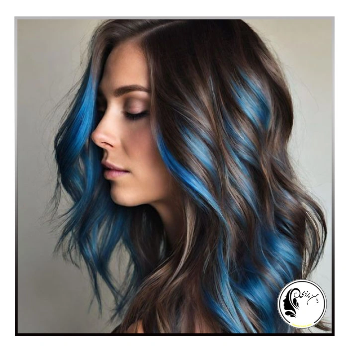 رنگ موی آبی و ایده های رنگ مو